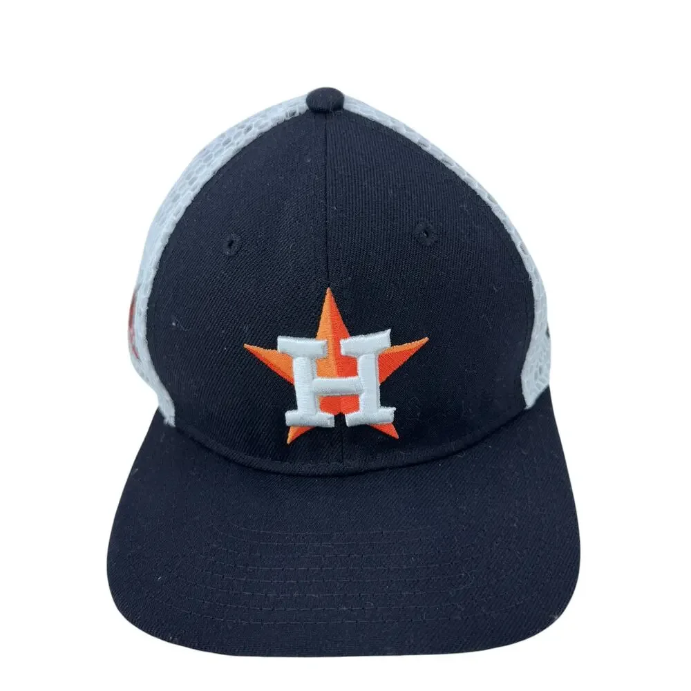 MLB Houston Astros New Era 9Fifty Trucker‎ Hat Mens OSFM Blue White Cap
